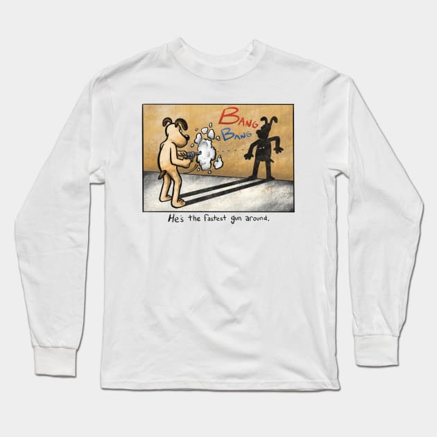 Bang Bang Lucky Gromit Long Sleeve T-Shirt by tan-trundell